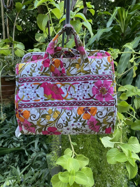 Vera Bradley Hanging Travel Bag set/2 Organizer Toiletries Luggage Cosmetic