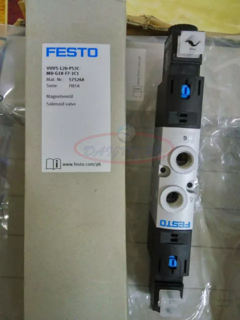 One Festo Vuvs-L20-P53C-Md-G18-F7-1C1 575268 New