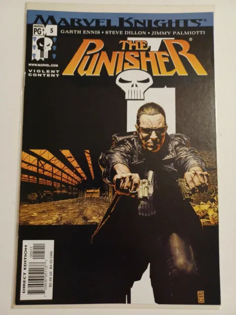 Punisher #5 Comic Book Garth Ennis Steve Dillon Preacher - Marvel Knights Pics!