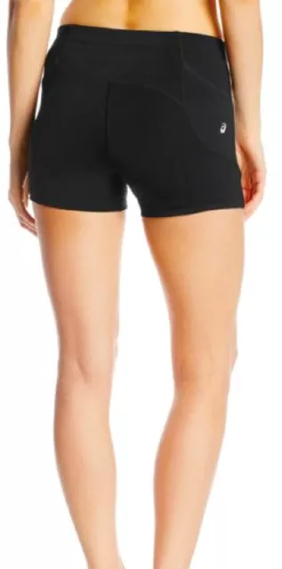 Asics Fit Sana Women’s Black Shorts Yoga Running Gym Gear Bottom Size XL NEW 3