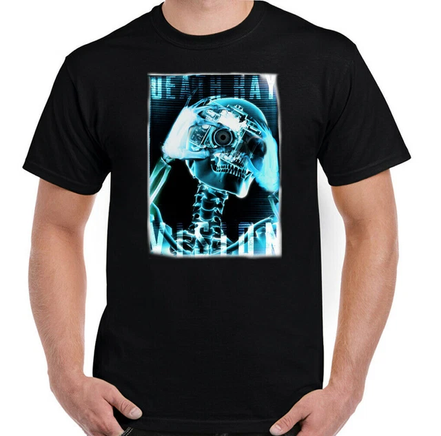 Photography T-Shirt Photographer Death Ray Vision Mens Funny Skull Camera Top