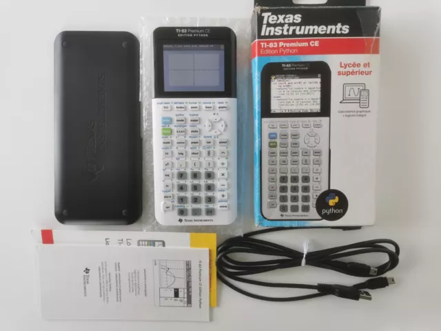 Calculatrice mode examen Texas Instruments Ti-83 Premium CE édition Python