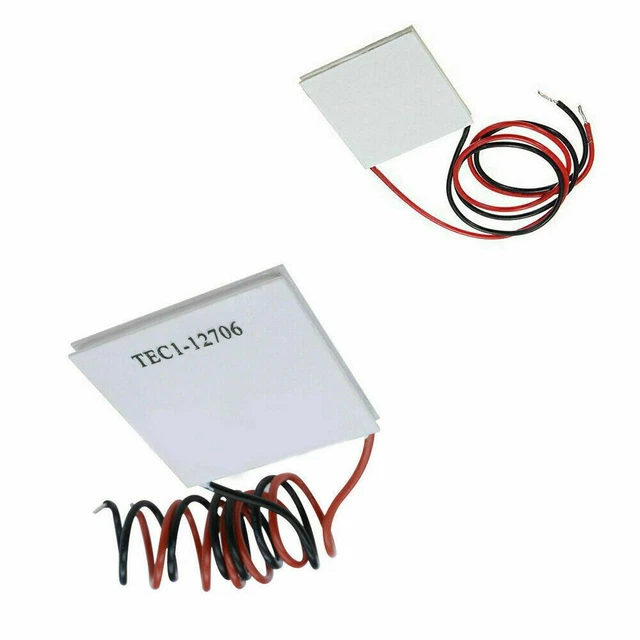 1PCS White TEC1-12706 Heatsink Thermoelectric Cooler Cooling Peltier 12V 5A