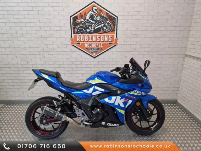 2018 68 plate Suzuki GSX250 r in Moto GP blue with nice extras.