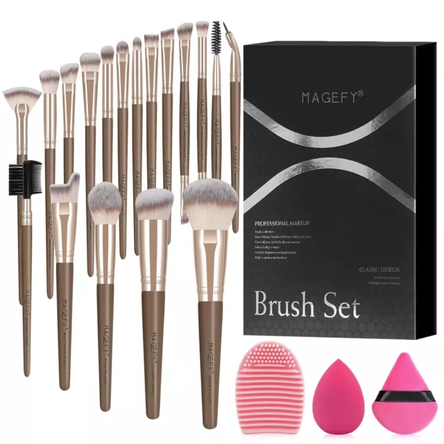 Pinselset Makeup  Professionelles 18 Pcs Make up Pinsel Set Foundation Lidschatt