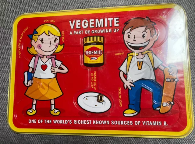 Retro Vegemite 'Track the Toast' Maze Game Placemat 2001 Ltd Edition Collectable