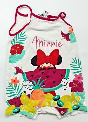 Dolci Bambino Minnie Mouse Meloni Tutina Tuta Intera Di Disney Taglia 18M 80