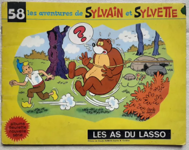 Sylvain Et Sylvette 58 Nouvelle Serie Les As Du Lasso 1977 (Claude Dubois)