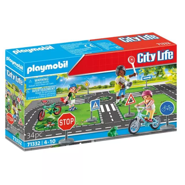 Playmobil City Life Rescue Motorcycle With Flashing Light Building Set  71205 