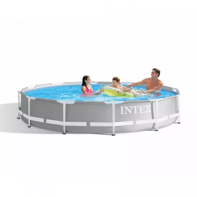 Piscina fuori terra rotonda Intex 26710 Prisma Frame 366 x 76 cm 28710 - Rotex