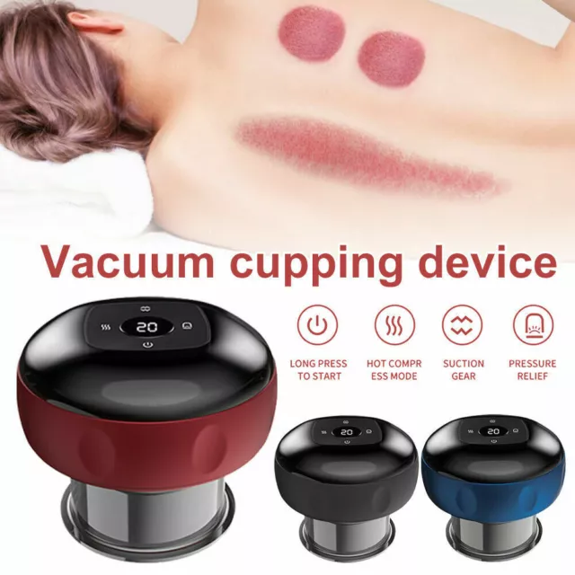 Electric Smart Cupping Set with Red Light Therapy Vacuum Cupping Therapy Set