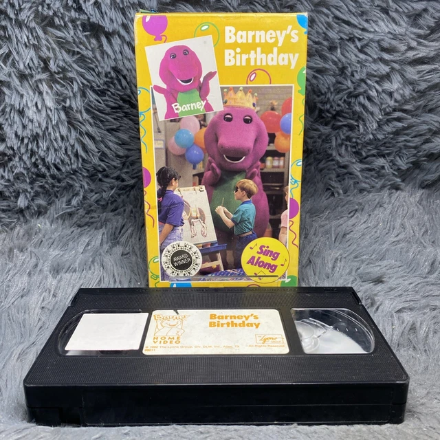 Barney Barneys Birthday Vhs 1992 The Lyons Group Tape Classic Kids Barney Barneys Birthday Vhs 1992 The Lyons Group Tape Classic Kids