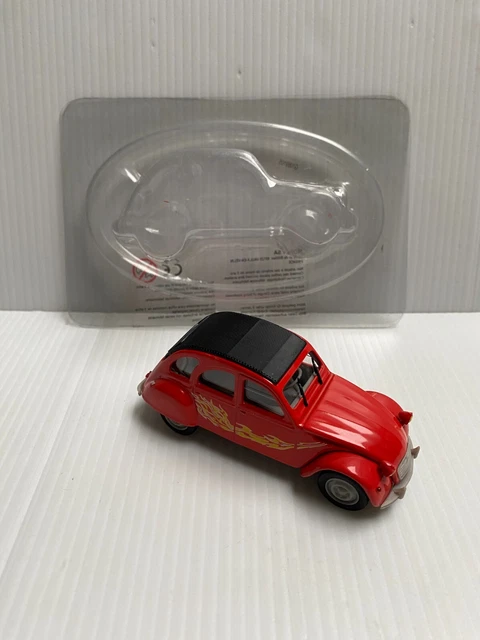 926Y NOREV Hachette Citroën 2CV 6 Prévert 1983 White & Black 1:43 + Blister