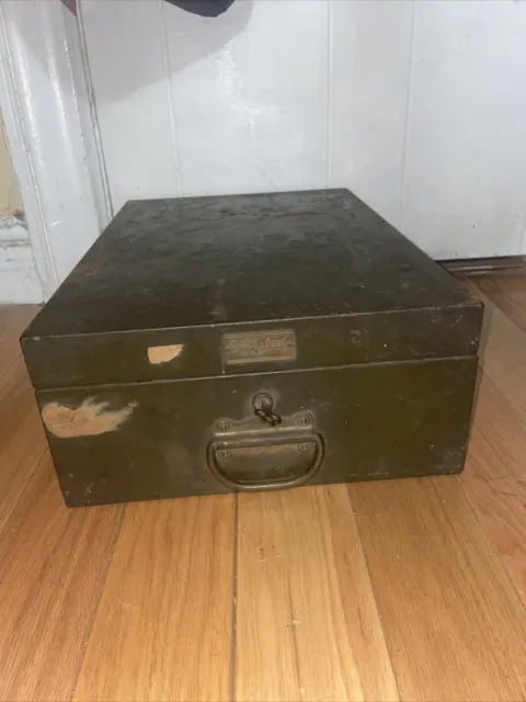Antique Bank Files Cabinet/Safe