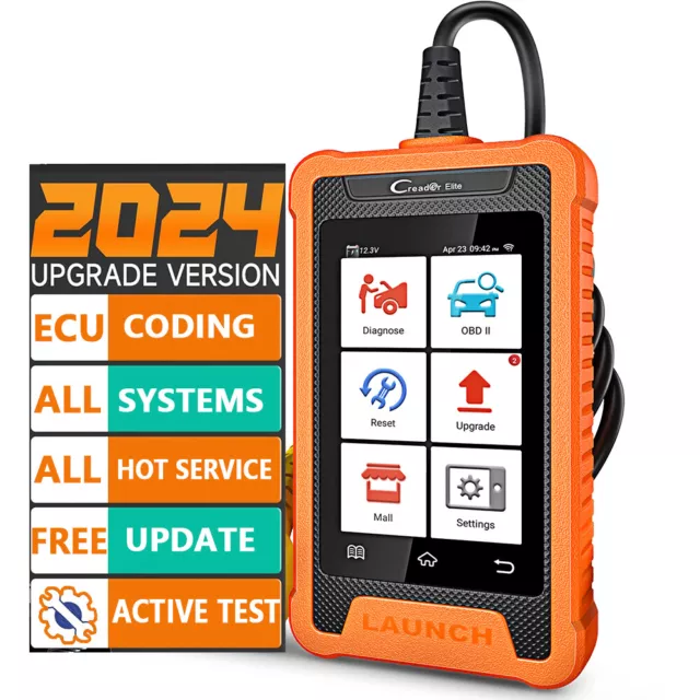 LAUNCH X431 Elite For LAND ROVER Diagnostic Tools Car OBD2 Scanners ECU Coding