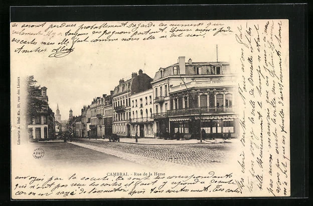 Carte Postale Ancienne - Cambrai Rue Des Liniers - Années 1900 - Département Nord (59)