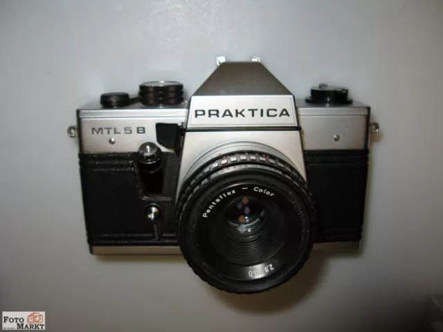 Praktica Mirror Reflex Camera Mtl 5B Lens Pentaflex 2,8/50 MM Meyer