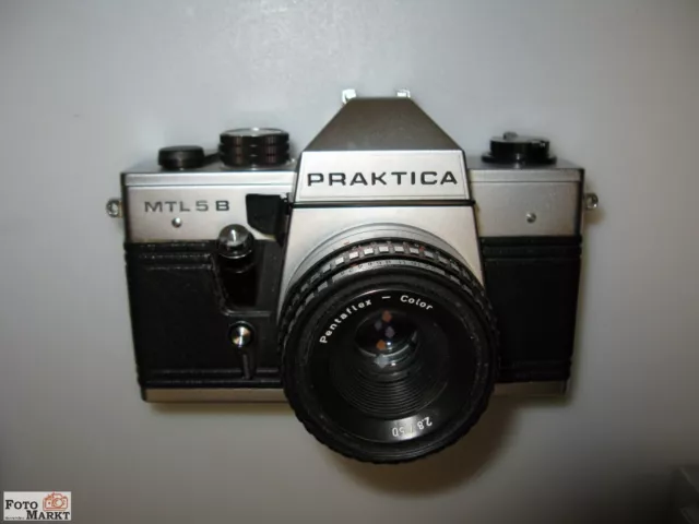 Praktica SLR Camera MTL 5B Pentaflex 2.8/50mm Meyer Lens