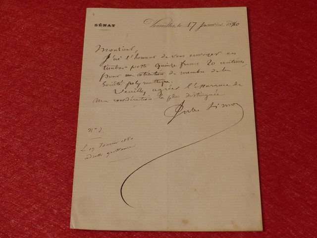 Jules Vallès au lit - Traces Écrites : lettres autographes, manuscrits