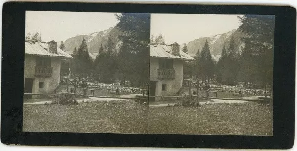 Foto Stereo Valle d'Aosta, Val Veny, Tour du Mont-Blanc, 1908 - 10848337