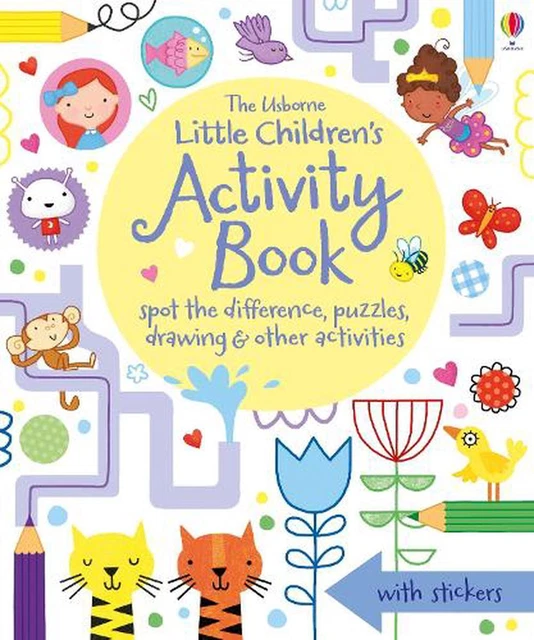 Little Children's Activity Book spot-the-difference, puzzles, drawings & other a