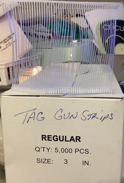 5000  Price Tag Tagging Gun 3" (3 inch) REGULAR Barbs Fasteners TOP QUALITY