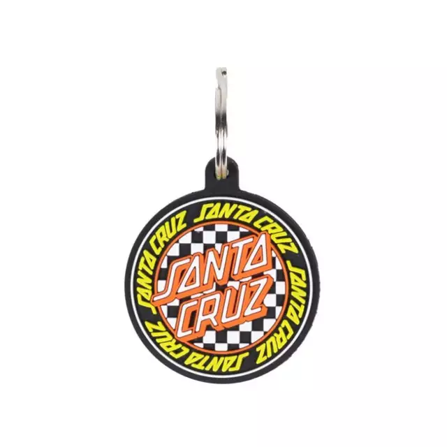 Santa Cruz - Outer Ringed Check Dot Keyring