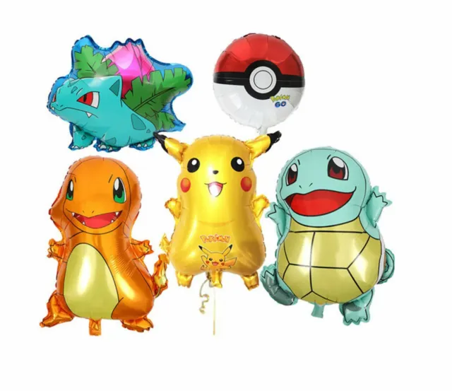 Cartoon Pokemon Pikachu Foil Helium Balloon Birthday Party Decoration 2