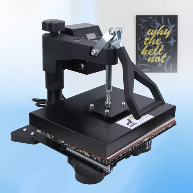 Heat Press Machine High Pressure Dual Display Digital Manual T-Shirt  Heat Pres