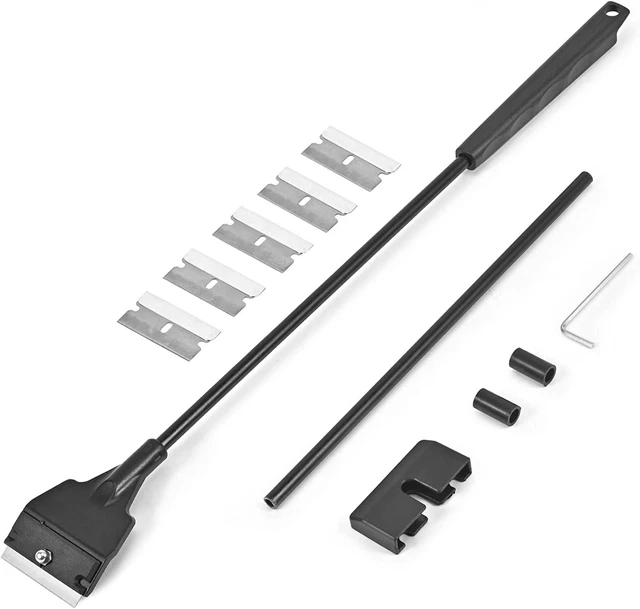 Fish Tank Scraper Cleaner for Glass Aquariums, 21" Handheld Scraper Cleaning Raz