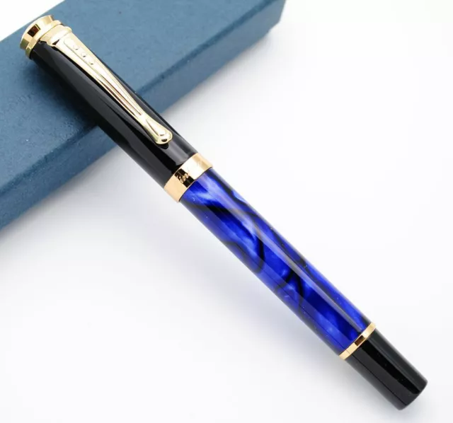JINHAO 500 Marble Fountain Pen Iridium F Nib 0.5mm Ink Pen