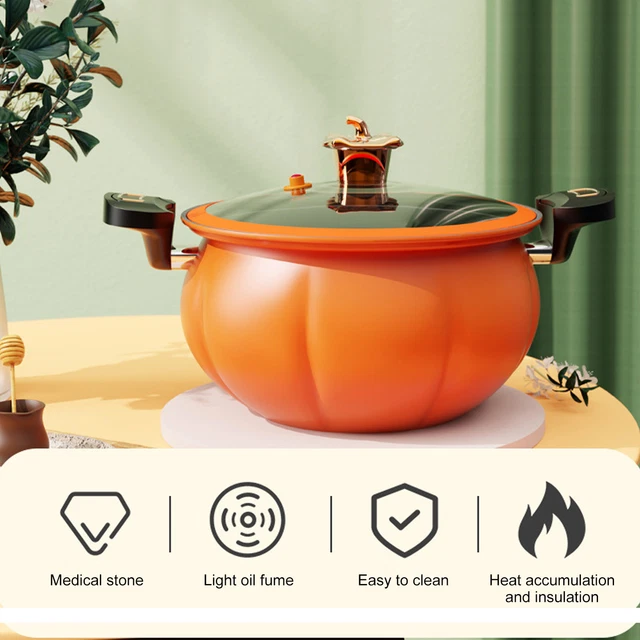 Cucina Micro Pressione Cucina Micro Pressione Pentola Antiaderente Zucca Micro Pressione Con Coperchio 8L Nuovo