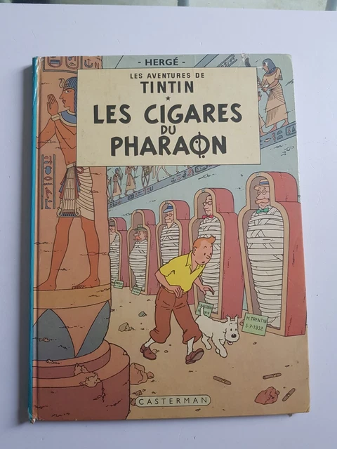Coffret Eau De Toilette Tintin Hergé - Mille Sabord Cigares Pharaon - 6 Flacons NEUF