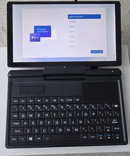 GPD Micro PC 2 (i3-N300) Ultra Mobile PC met Windows 11 Pro, 180° draaibaar 7 inch Full HD Display, Octa Core i3-N300, 16GB LPDDR5 RAM, NVMe SSD 512GB, Wi-Fi 6, Ethernet 2.5G GPD Micro PC 2 (i3-N300) Ultra Mobile PC met Windows 11 Pro, 180° draaibaar 7 inch Full HD Display, Octa Core i3-N300, 16GB LPDDR5 RAM, NVMe SSD 512GB, Wi-Fi 6, Ethernet 2.5G