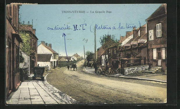 CPA Trois-Vevres, La Grande Rue