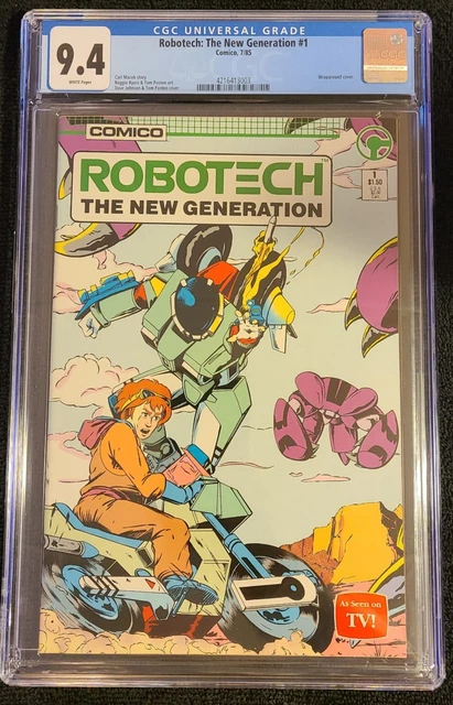Robotech: The New Generation #1 1985~(CGC 9.4)~Comico Comics (NEW CASE)