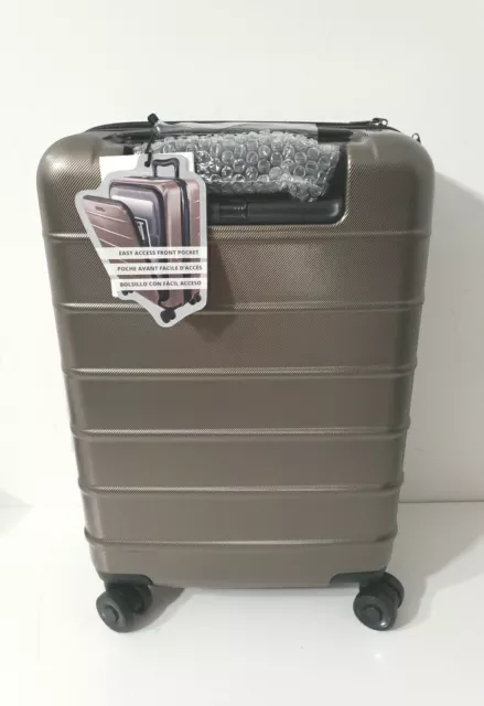 RICARDO BEVERLY HILLS Front Opening Carry-On Luggage Spinner With USB ...