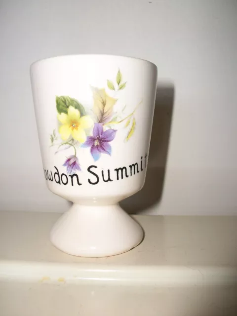 Vintage Egg Cup New Devon Pottery Snowdon Summit 2
