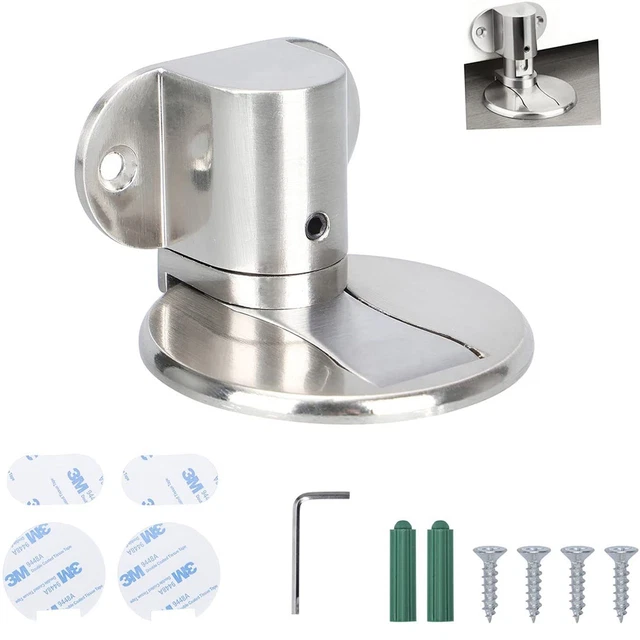 Puntello Magnetico Per Porta Lavatrice – Supporto Regolabile In Alluminio E Silicone, Antiruggine, Bianco - 4