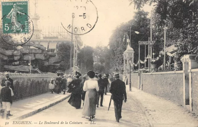 Cpa 95 Enghien Le Boulevard De La Ceinture