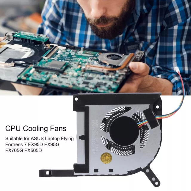 CPU Cooling Fans 4‑Pin GPU Computer Fans E42‑80 For Laptop Flyi OBF