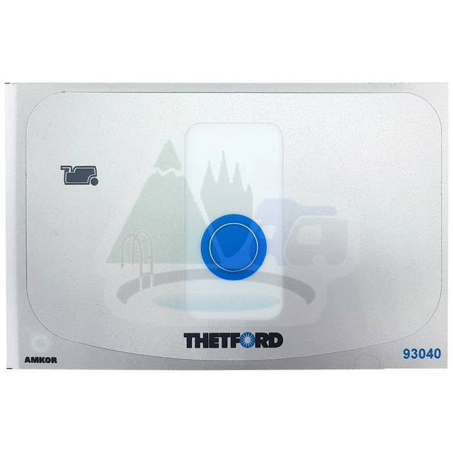 THETFORD CONTROL PANEL Overlay Sticker C250 Cassette Toilet Caravan