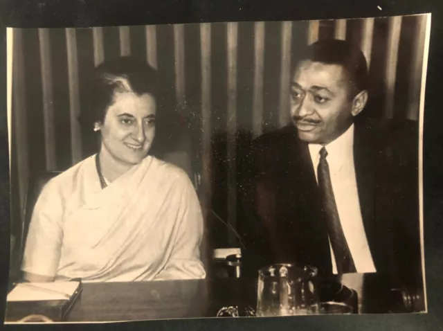 Original Press Photo Indira Gandhi