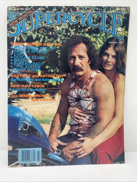 SUPERCYCLE MAGAZINE FEBRUARY 1979 Sonny Barger Cover Rare Complete £24. ...
