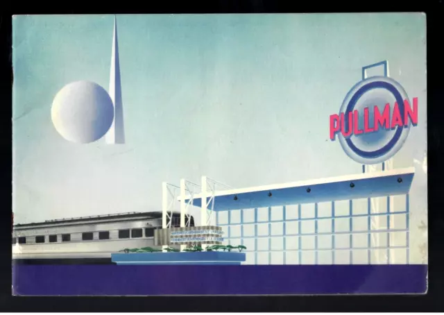 1939 Pullman Railway Cars Company  NY World's Fair 16 Page Pamphlet