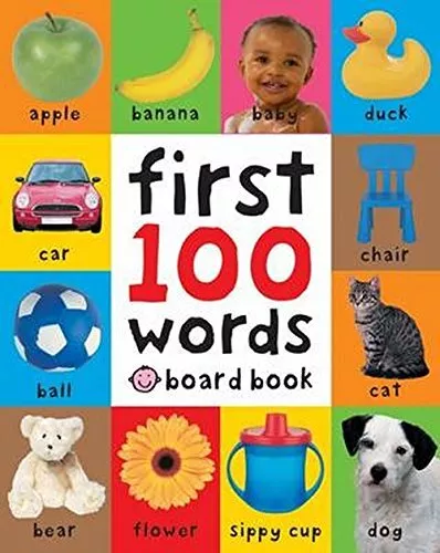 Erste 100 Wörter (Soft to Touch Board Bücher) von Roger Priddy, NEUES Buch, KOSTENLOS & FA