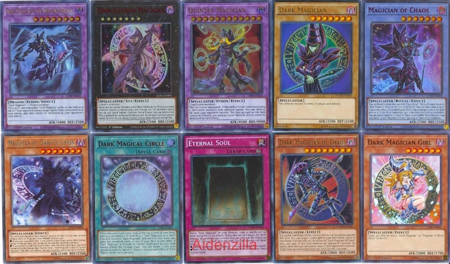 Yugioh Dark Magician Deck - Ebon Illusion Quintet Chaos Navigation Eternal Soul