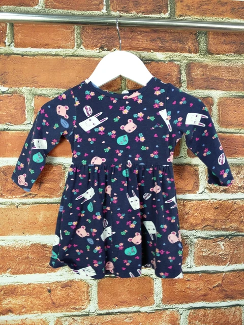 PACCHETTO BAMBINE ETÀ 3-6 MESI NEXT M&S ecc. SET ABITI LAVORATO A MAGLIA DENIM NEONATO 68CM 2
