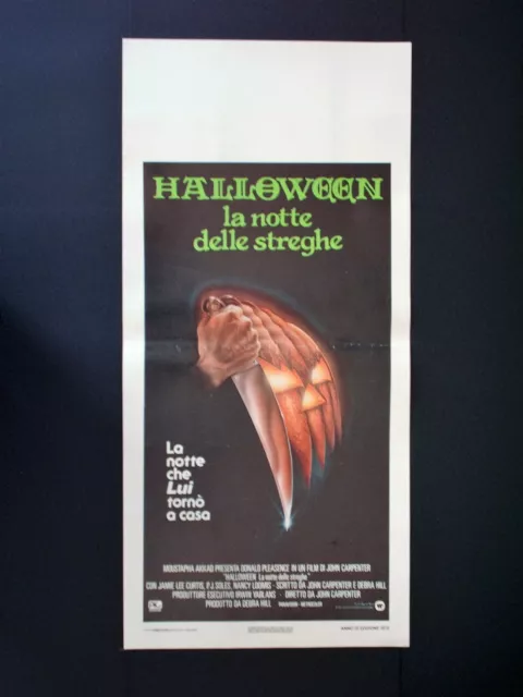 Locandina Originale - HALLOWEEN LA NOTTE DELLE STREGHE -1979 - Horror - CULT!!!