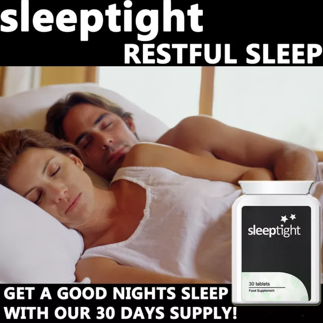 Sleep Tight Sleeping Pills Tablets Goodnight Sleep Anti Anxiety Calming Relax